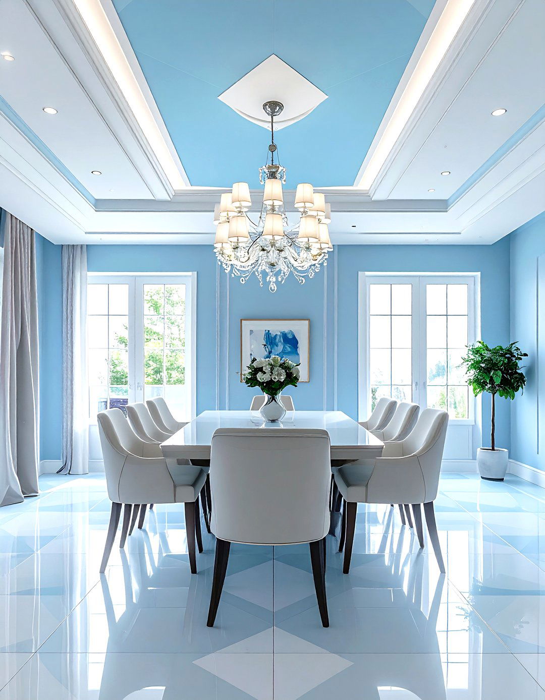 Checkered Ceiling - 30 check decor ideas