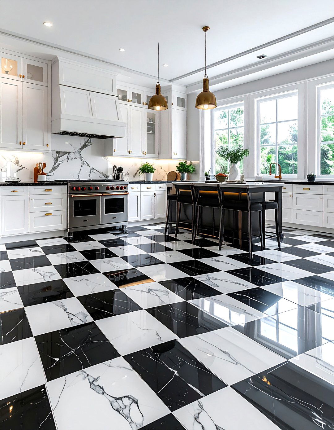Checkered floor tile - 30 incredible decor ideas