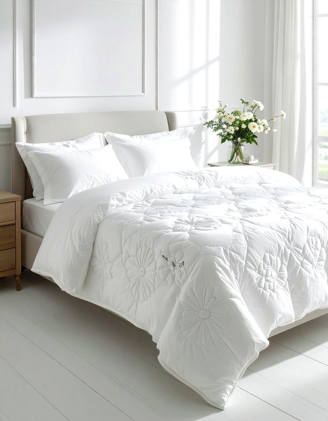 Chenille Bedspread - 30 plush bedroom ideas