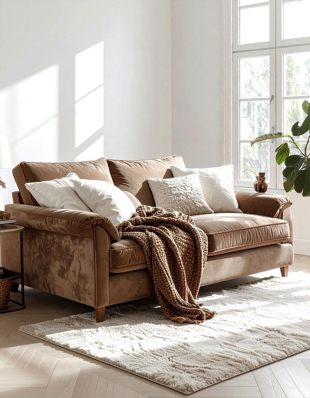 Chenille Fabric Sleeper - 30 living room sleeper sofa ideas