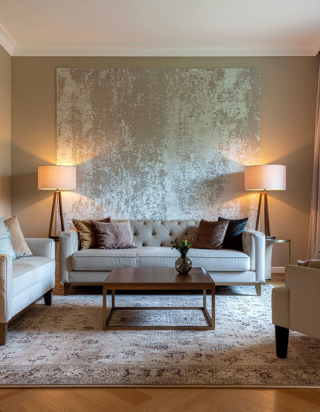 Chenille Wallpaper - 30 living room textured wallpapers