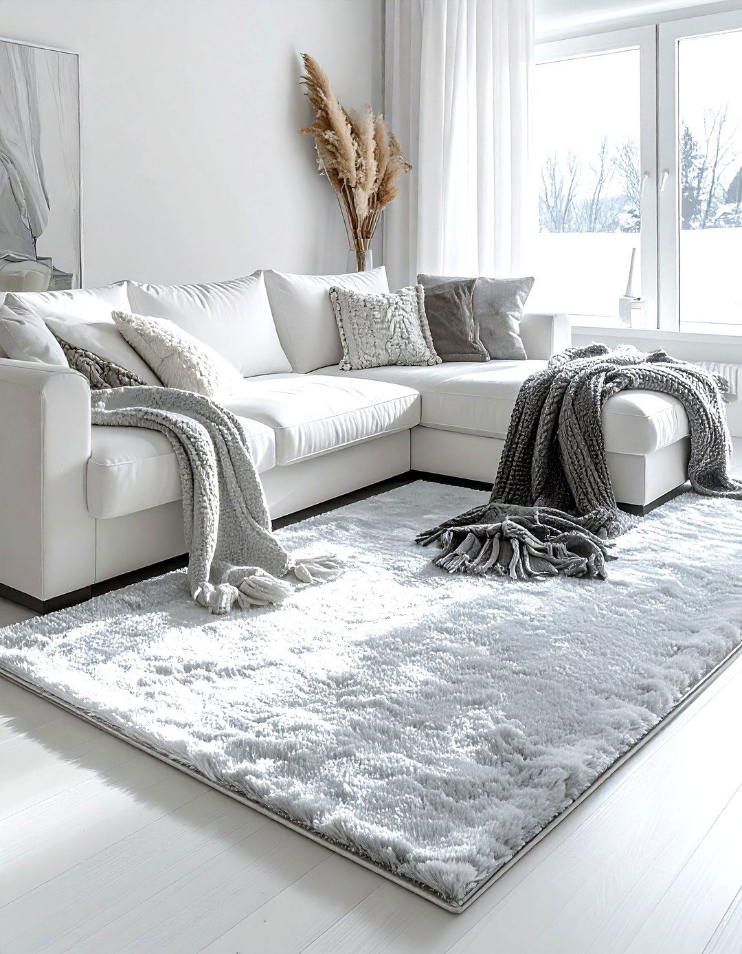 Chenille rug living room - 30 living room rug ideas