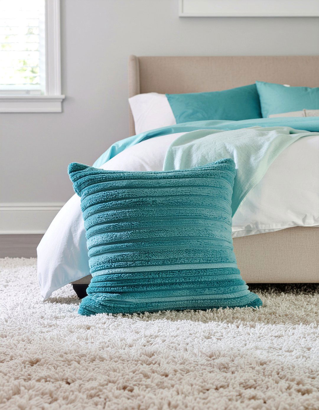 Chenille throw pillow - 30 bedroom decorative pillows