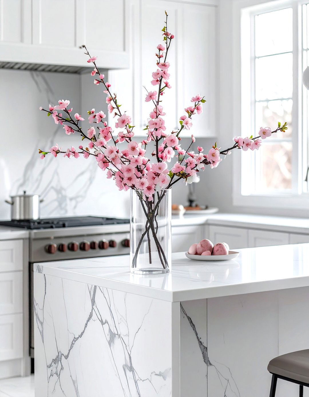 Cherry Blossom Branch Arrangement - 30 branch decor ideas