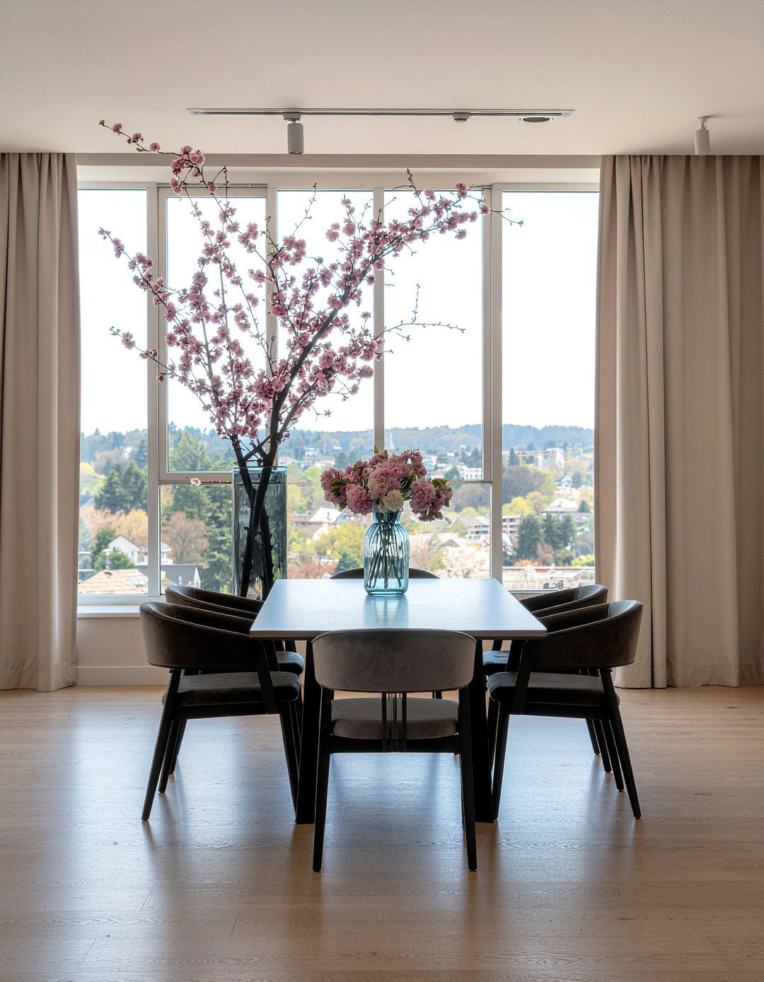 Cherry Blossom Branch - 30 dining room fresh flower ideas