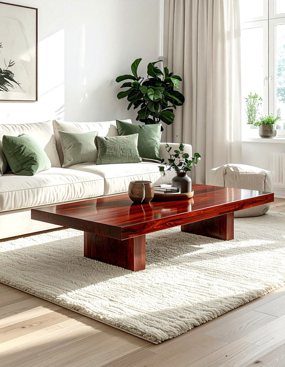 Cherry Coffee Table - 30 living room cherry furniture ideas