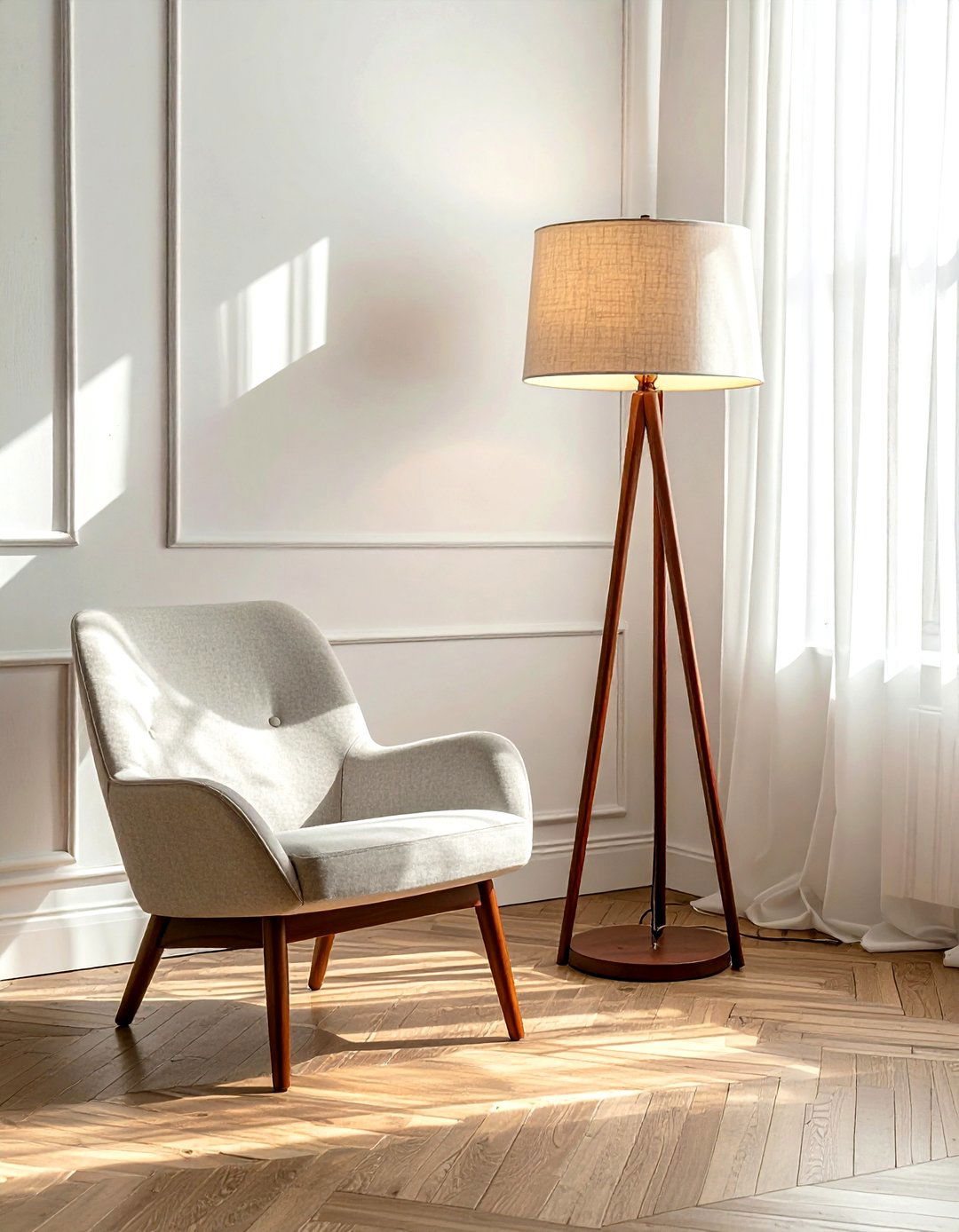 Cherry Floor Lamp - 30 living room cherry furniture ideas