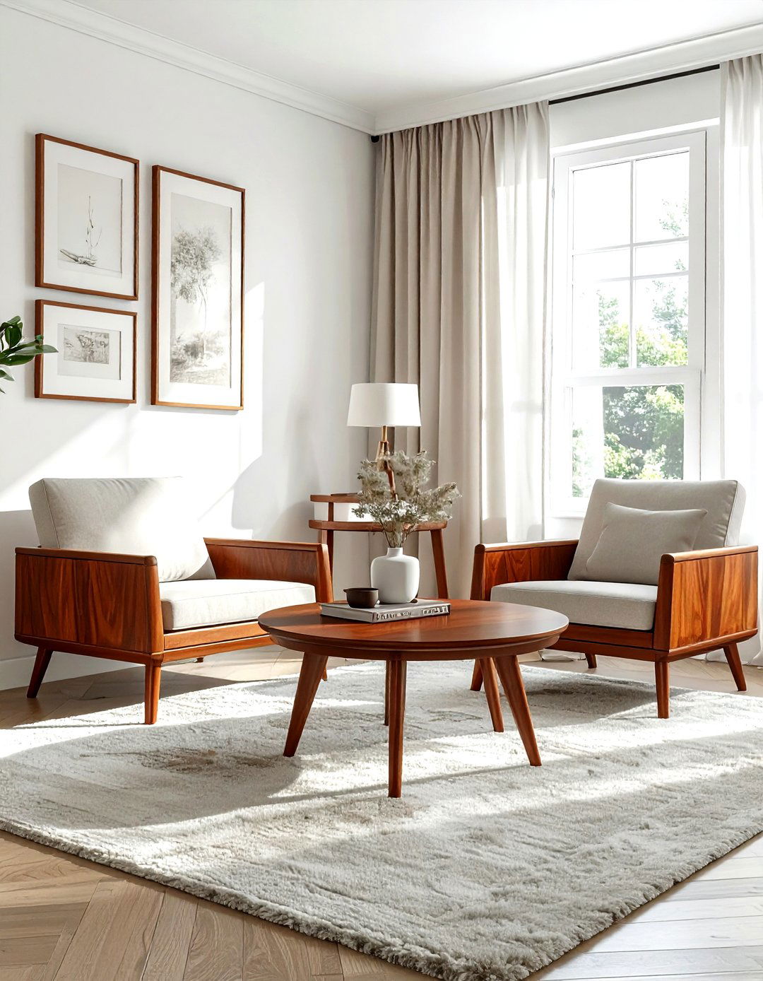 Cherry Nesting Tables - 30 living room cherry furniture ideas