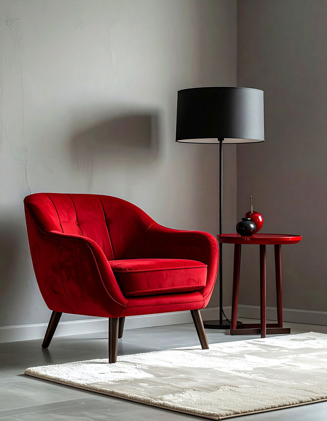 Cherry Red Accent - 30 modern home decor ideas
