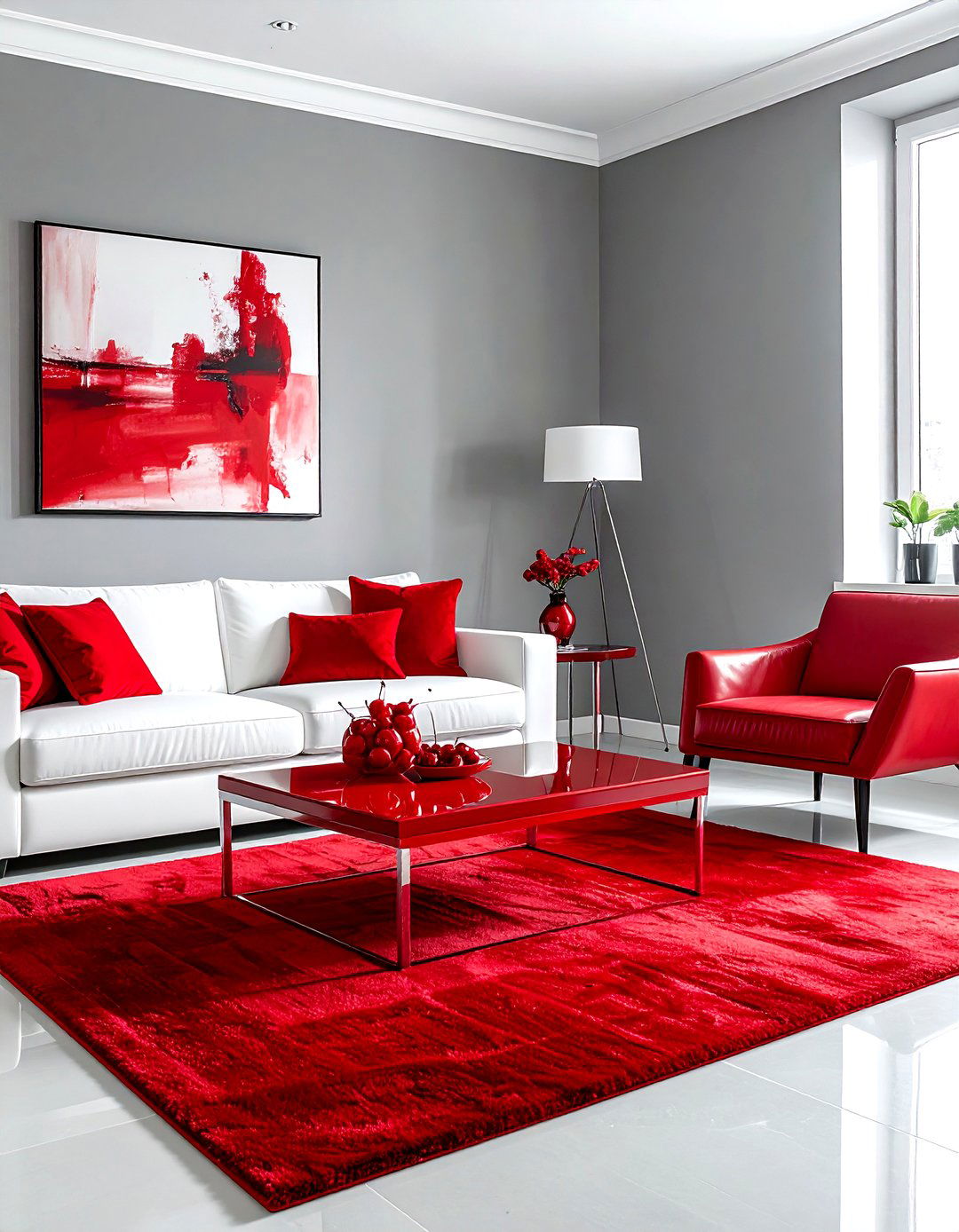 Cherry Red Accents - 30 home design ideas