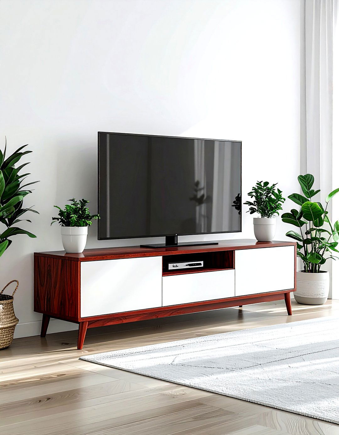 Cherry TV Stand - 30 living room cherry furniture ideas