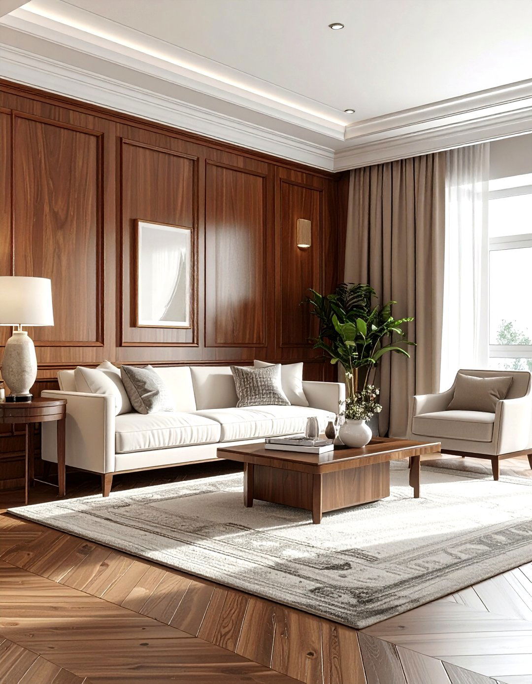 Cherry Wall Paneling - 30 living room cherry furniture ideas