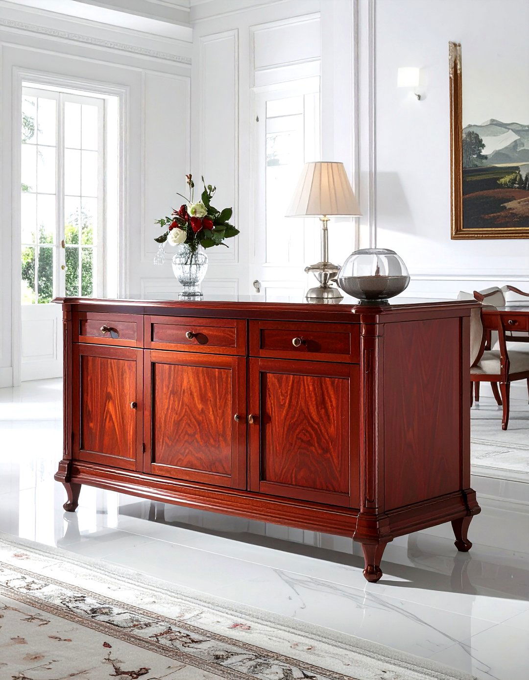 Cherry Wood Buffet Cabinet - 30 wood buffet dining room ideas