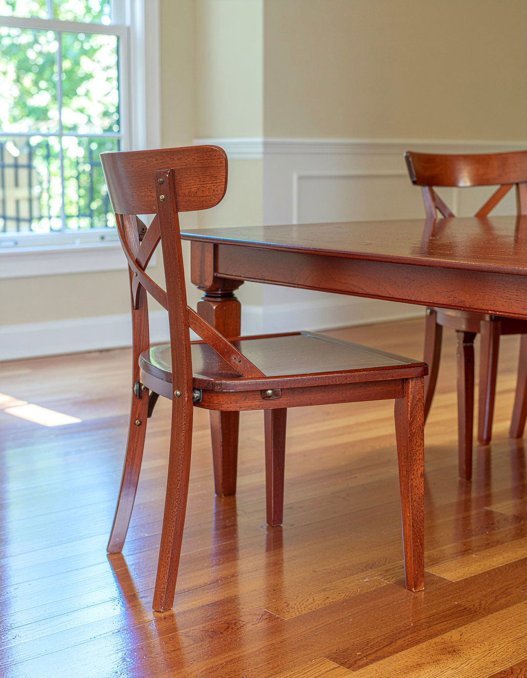 Cherry Wood Dining Chair - 30 cross back dining chair ideas