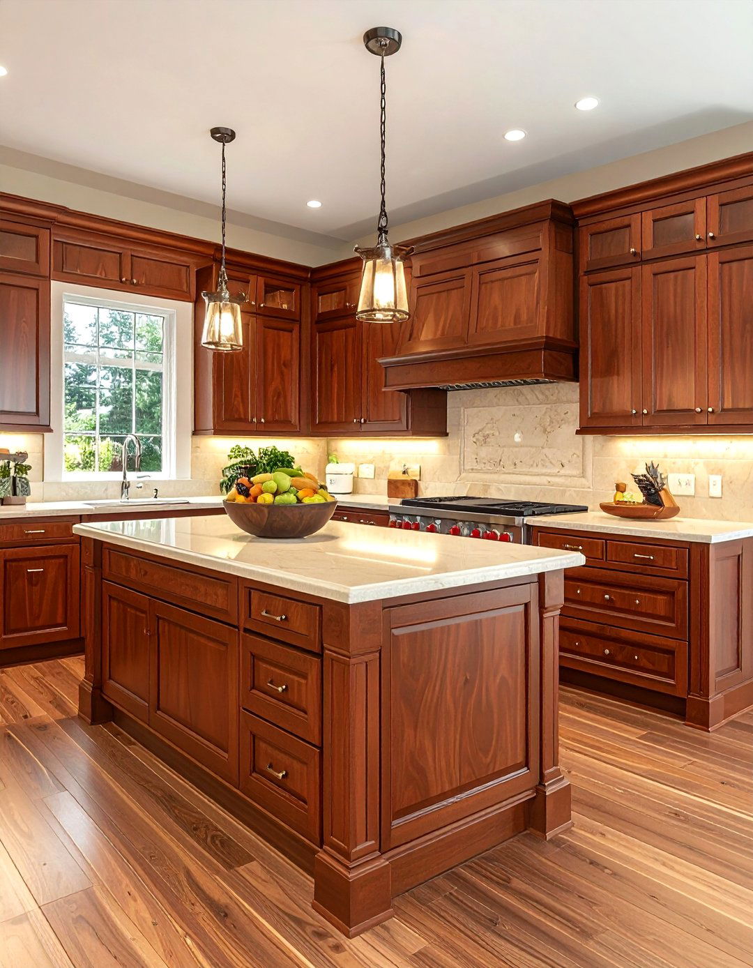 Cherry Wood Kitchen Cabinets - 30 wood kitchen cabinet ideas