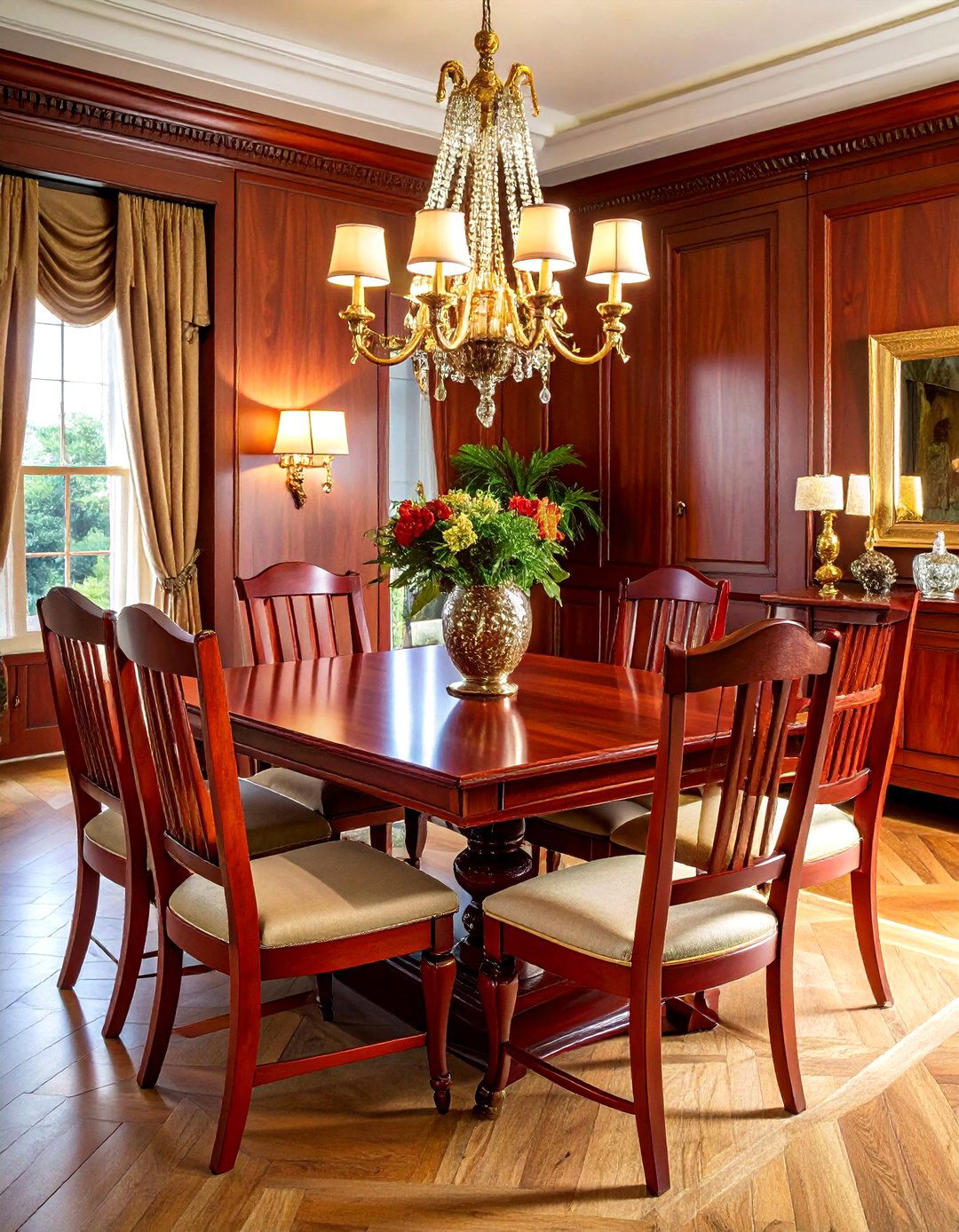 Cherry Wood Ladderback - 30 ladderback dining chair ideas