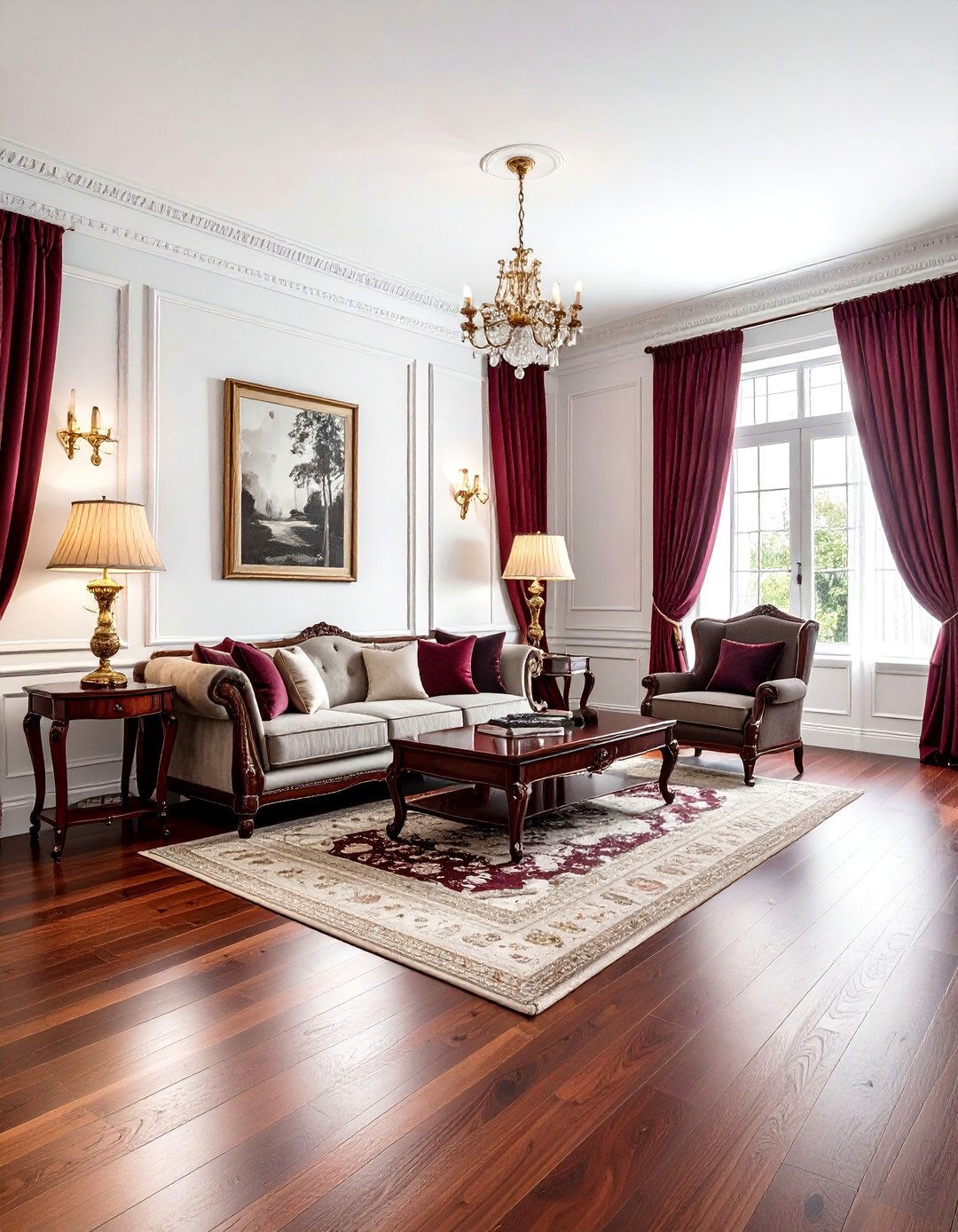 Cherry Wood Laminate Flooring - 30 living room laminate flooring ideas