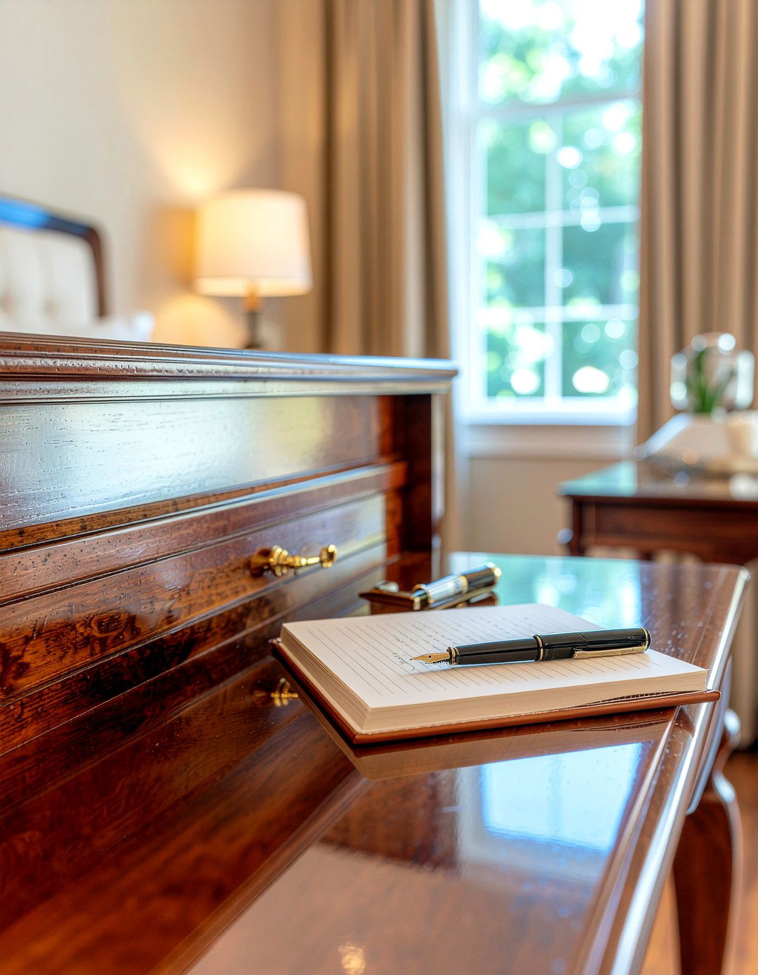 Cherry Wood Secretary Desk - 30 bedroom secretary desks