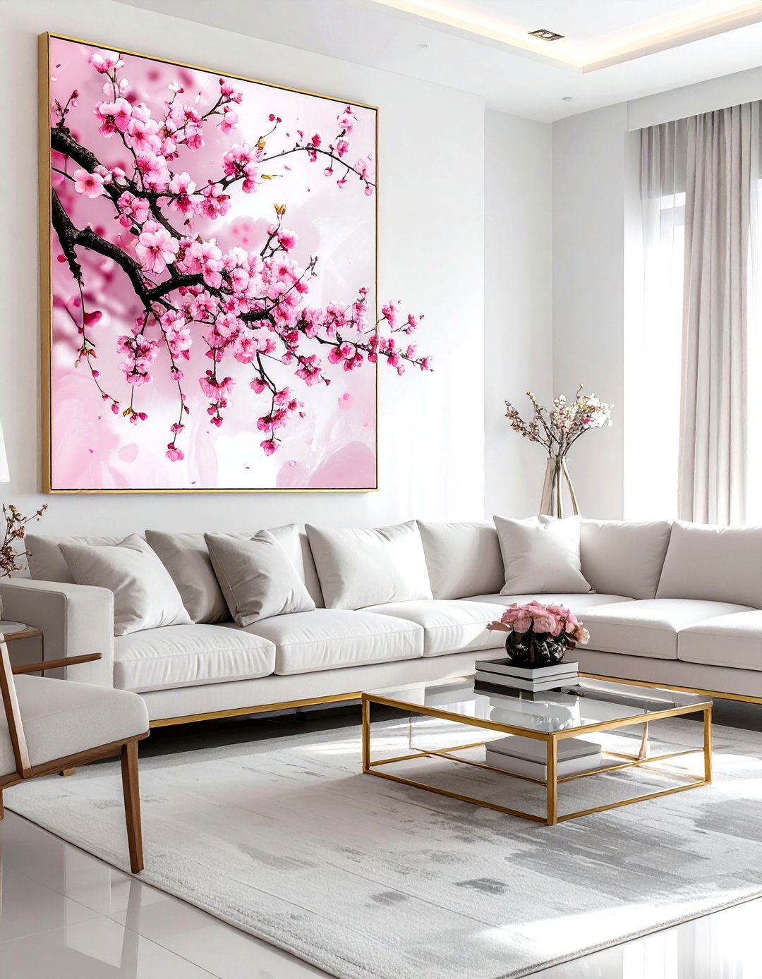 Cherry blossom art - 30 chinoiserie decor ideas