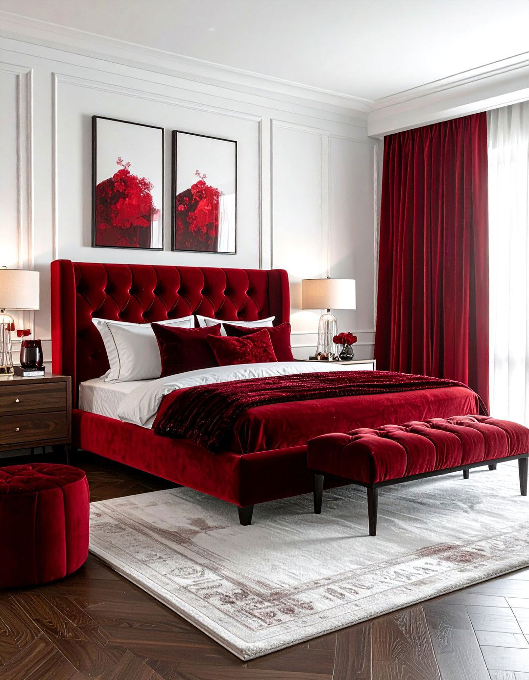 Cherry red home decor - 30 decorating tips