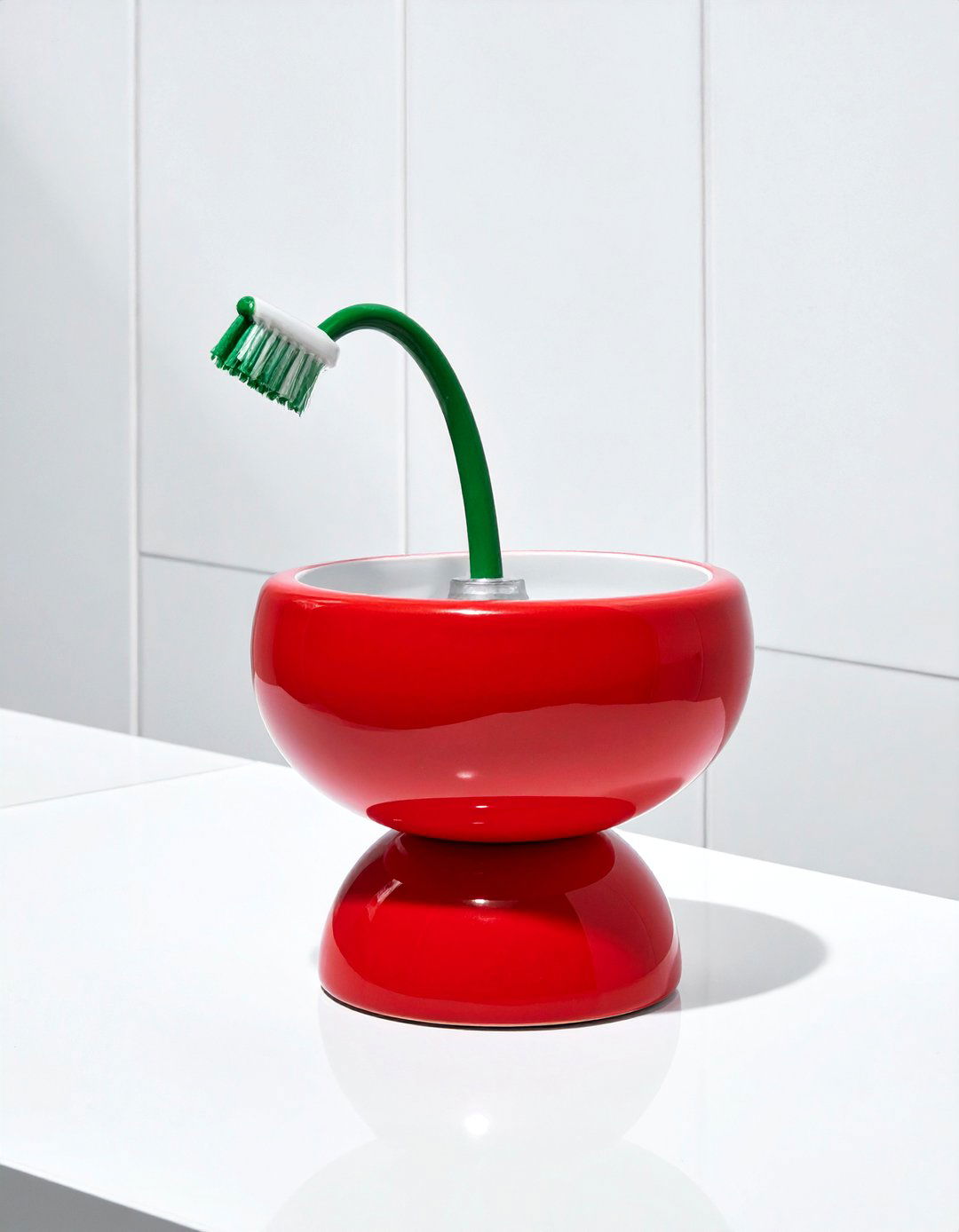 Cherry toilet brush holder - 30 toilet brush holder ideas