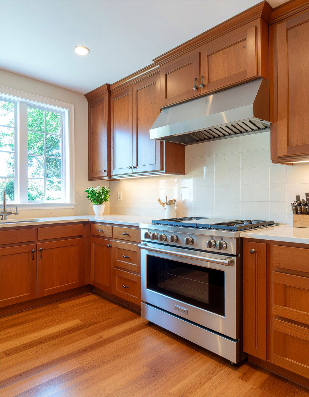 Cherry wood raised panel cabinets - 30 raised panel kitchen cabinet ideas