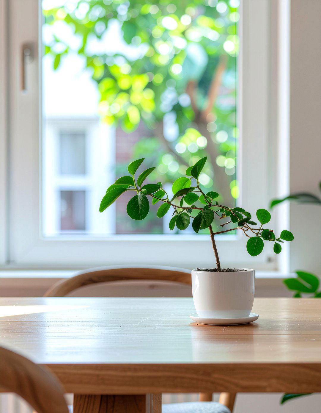 Chinese Money Plant - 30 dining room plant ideas