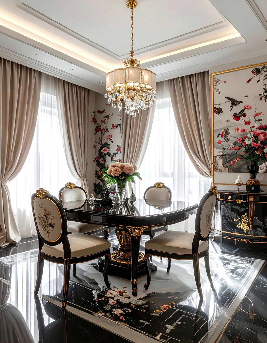 Chinoiserie Dining Room - 30 Charleston dining room ideas