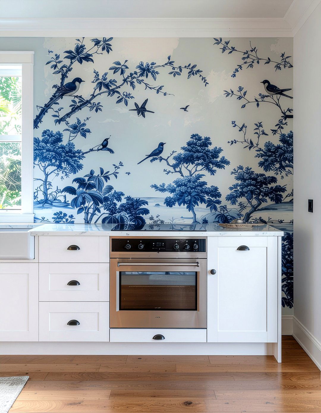 Chinoiserie Kitchen Wallpaper - 30 kitchen wallpaper ideas