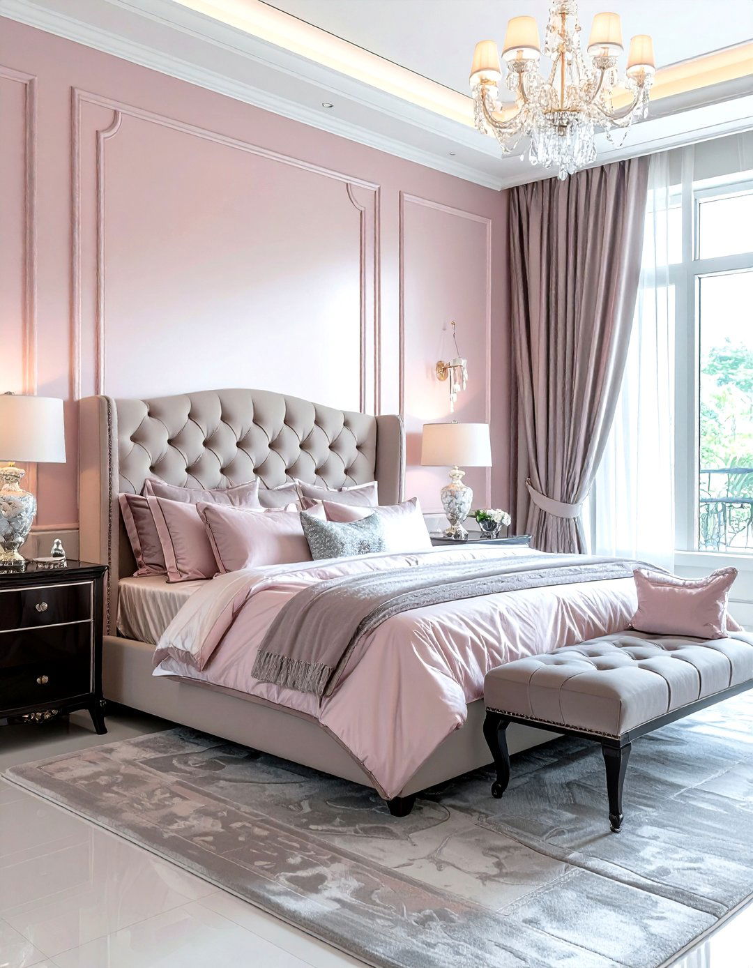 Chinoiserie Master Suite Wallpaper - 30 accent wallpaper ideas