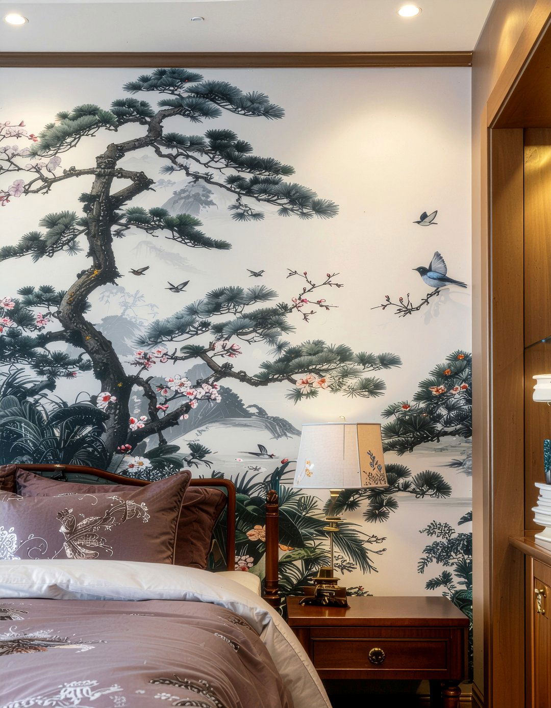 Chinoiserie Removable Wallpaper - 30 bedroom removable wallpapers