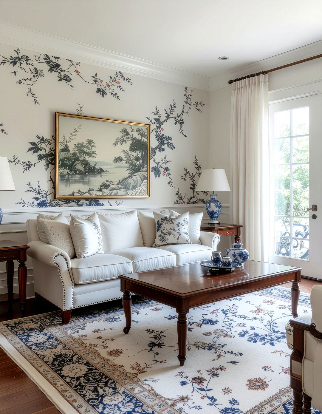 Chinoiserie floral wallpaper - 30 floral wallpaper ideas