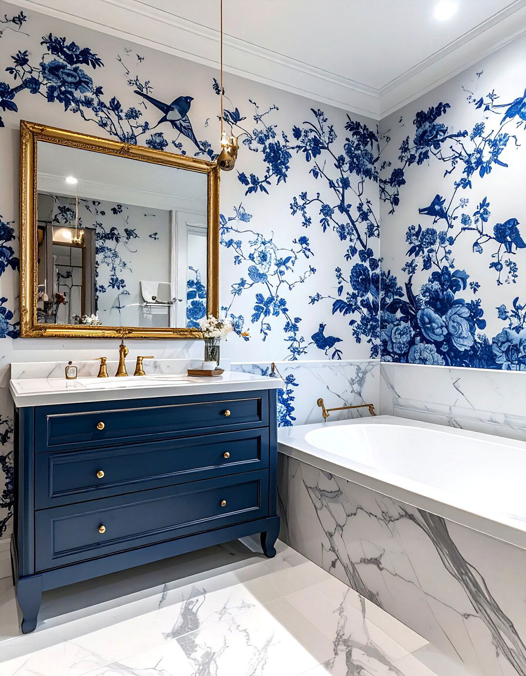 Chinoiserie wallpaper - 30 classic decor ideas