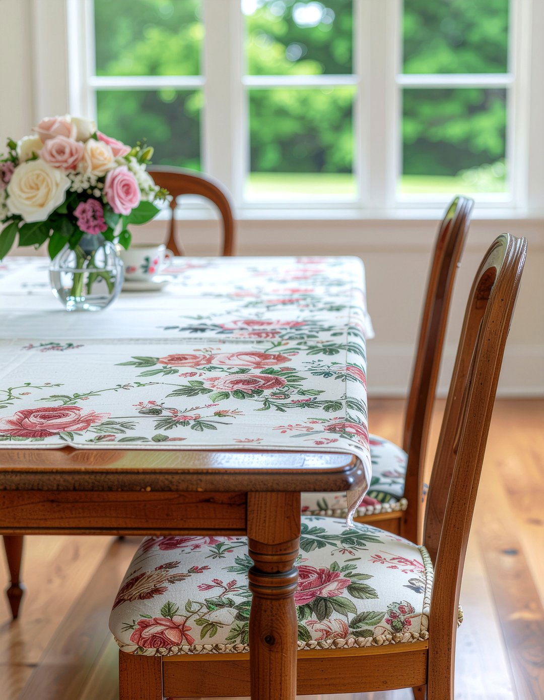 Chintz Fabric - 30 English country dining room ideas
