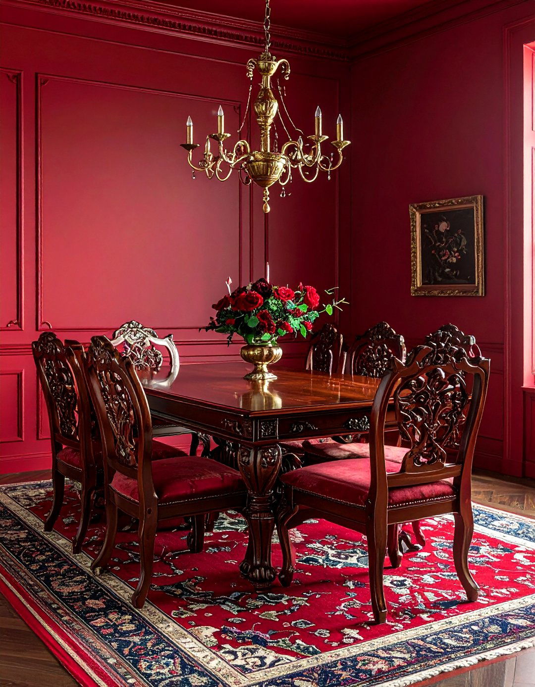 Chippendale Dining Room - 30 antique dining room ideas