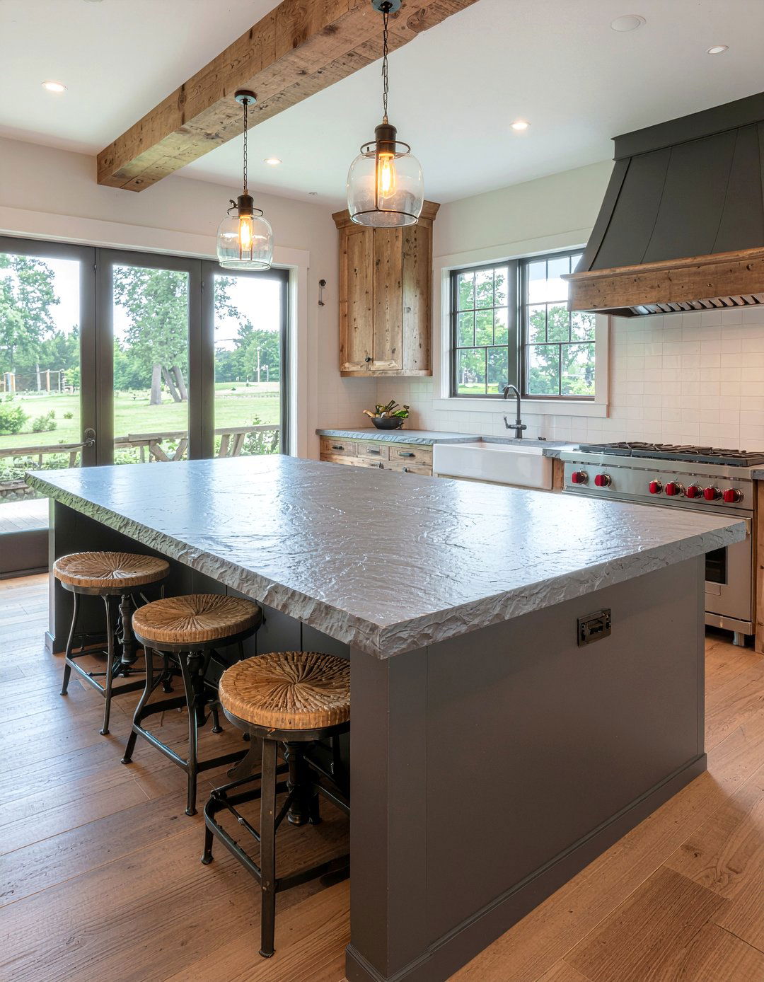 Chiseled Edge Countertop - 30 kitchen countertop edge ideas