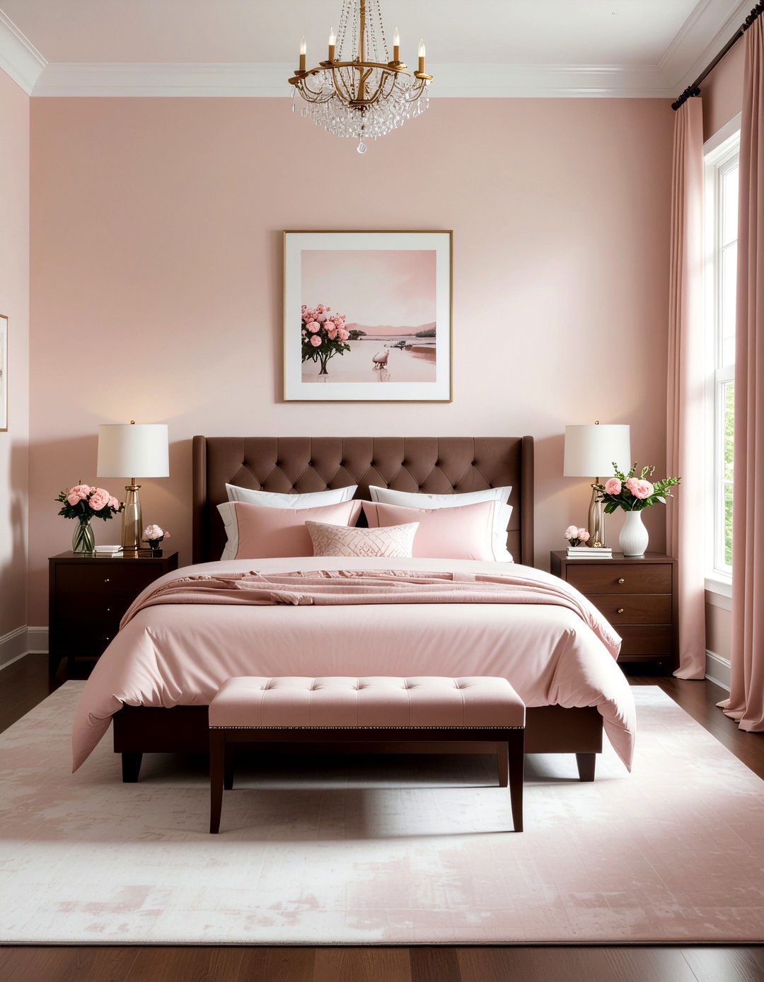 Chocolate And Pink Bedroom - 30 chocolate bedroom ideas