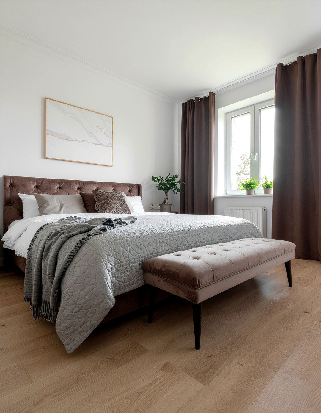 Chocolate Brown Curtains Bedroom - 30 chocolate bedroom ideas