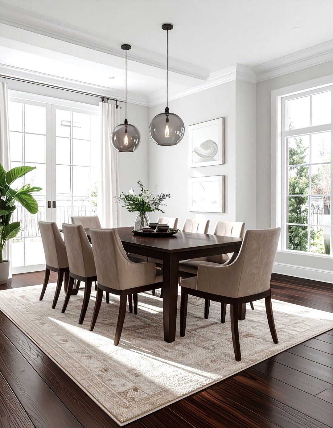 Chocolate Brown Dining Room Flooring - 30 chocolate dining room ideas