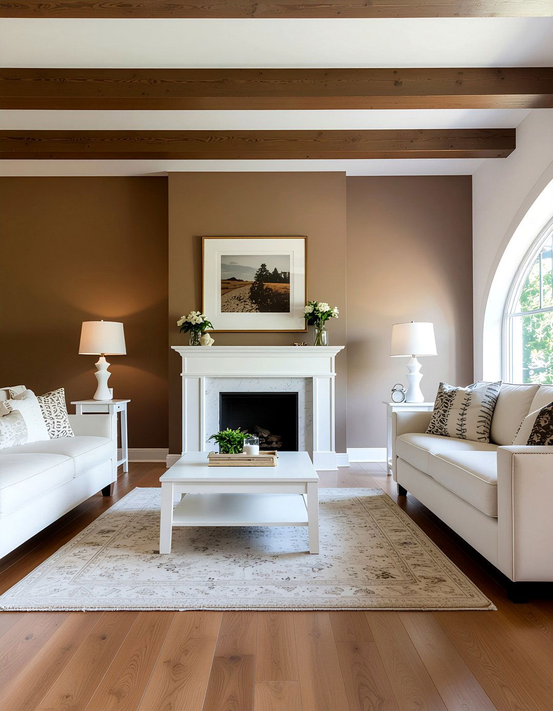 Chocolate Brown Wallpaper - 30 chocolate living room ideas