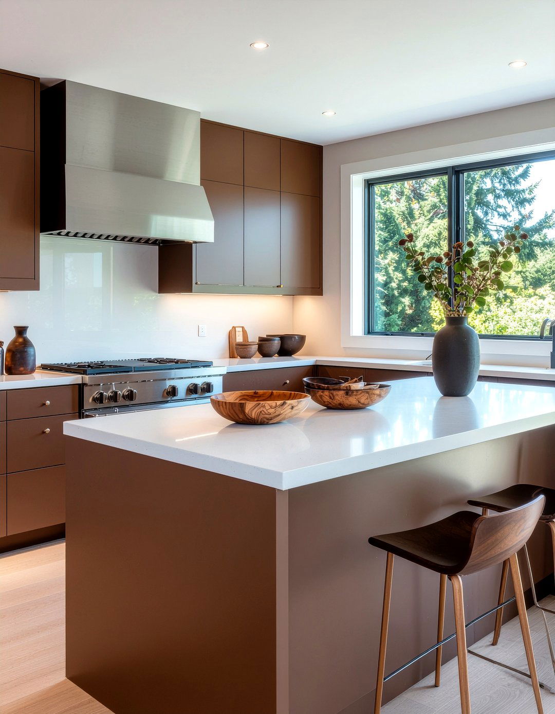 Chocolate brown kitchen decor - 30 chocolate brown kitchen ideas