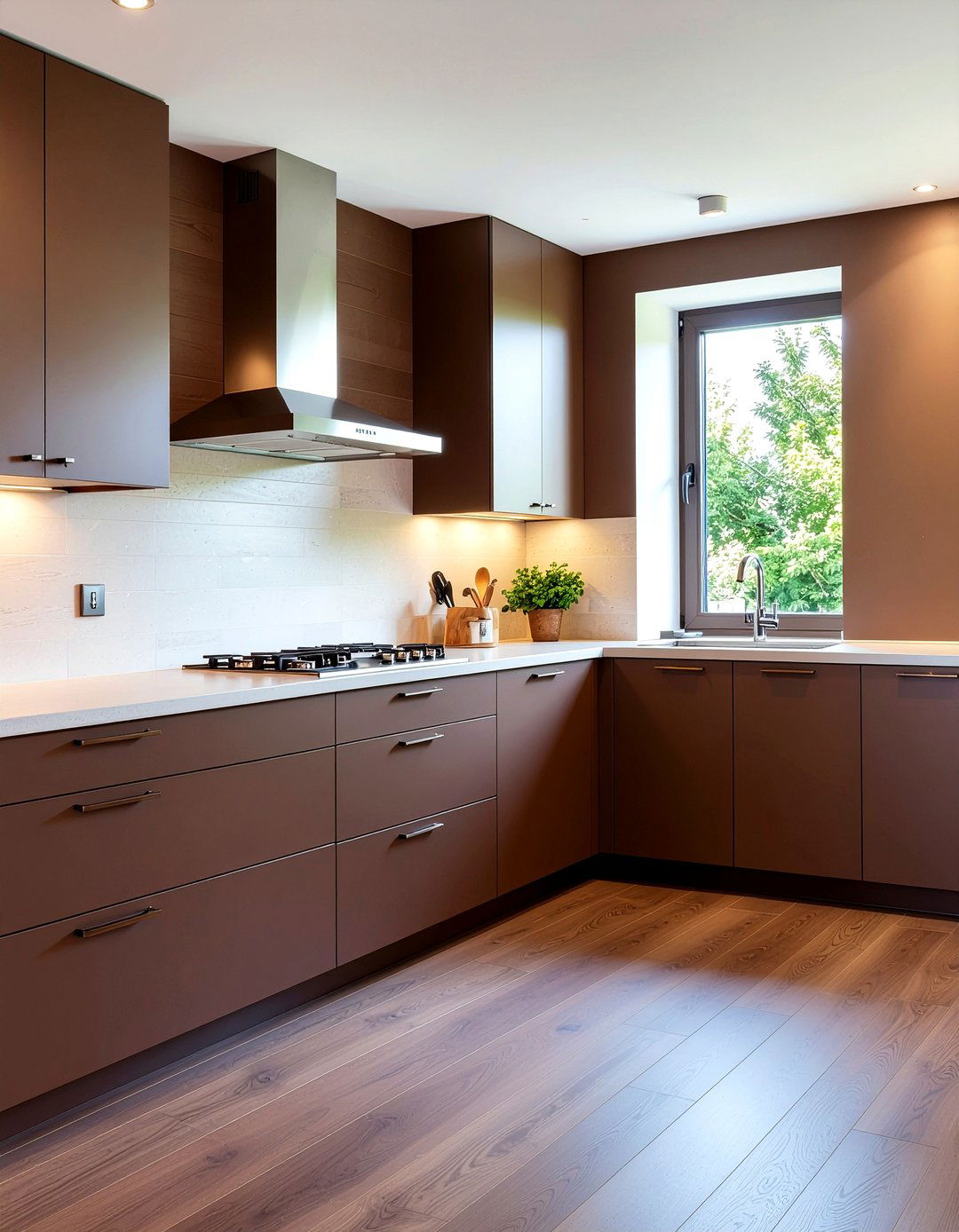 Chocolate brown kitchen paint colors - 30 chocolate brown kitchen ideas