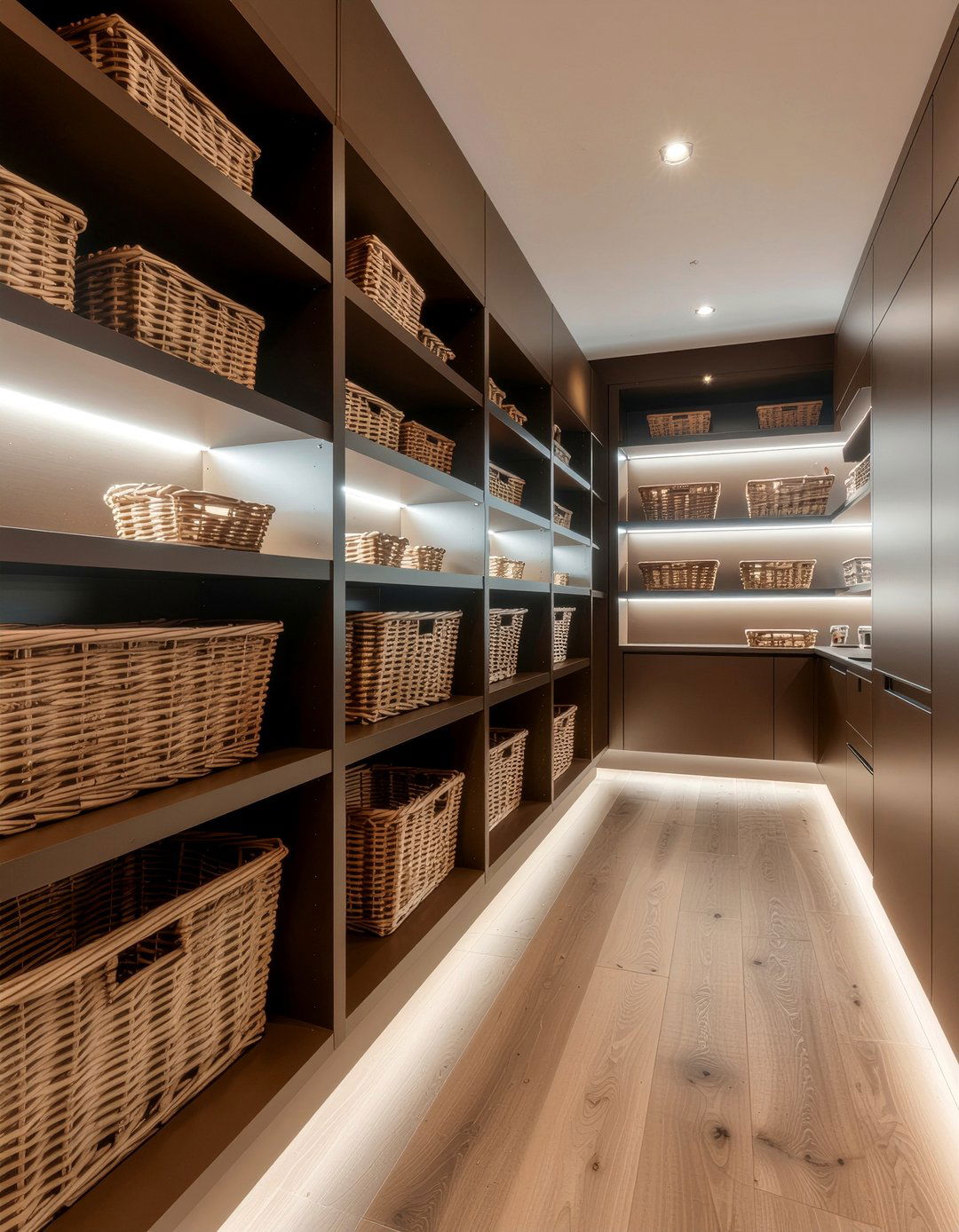 Chocolate brown kitchen pantry - 30 chocolate brown kitchen ideas