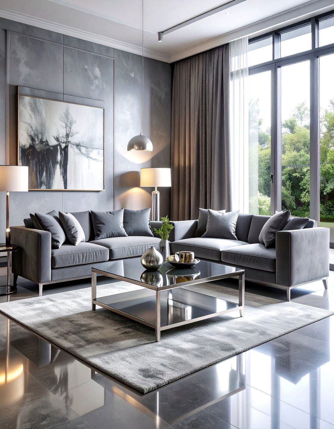 Chrome Accent - 30 trendy decor ideas