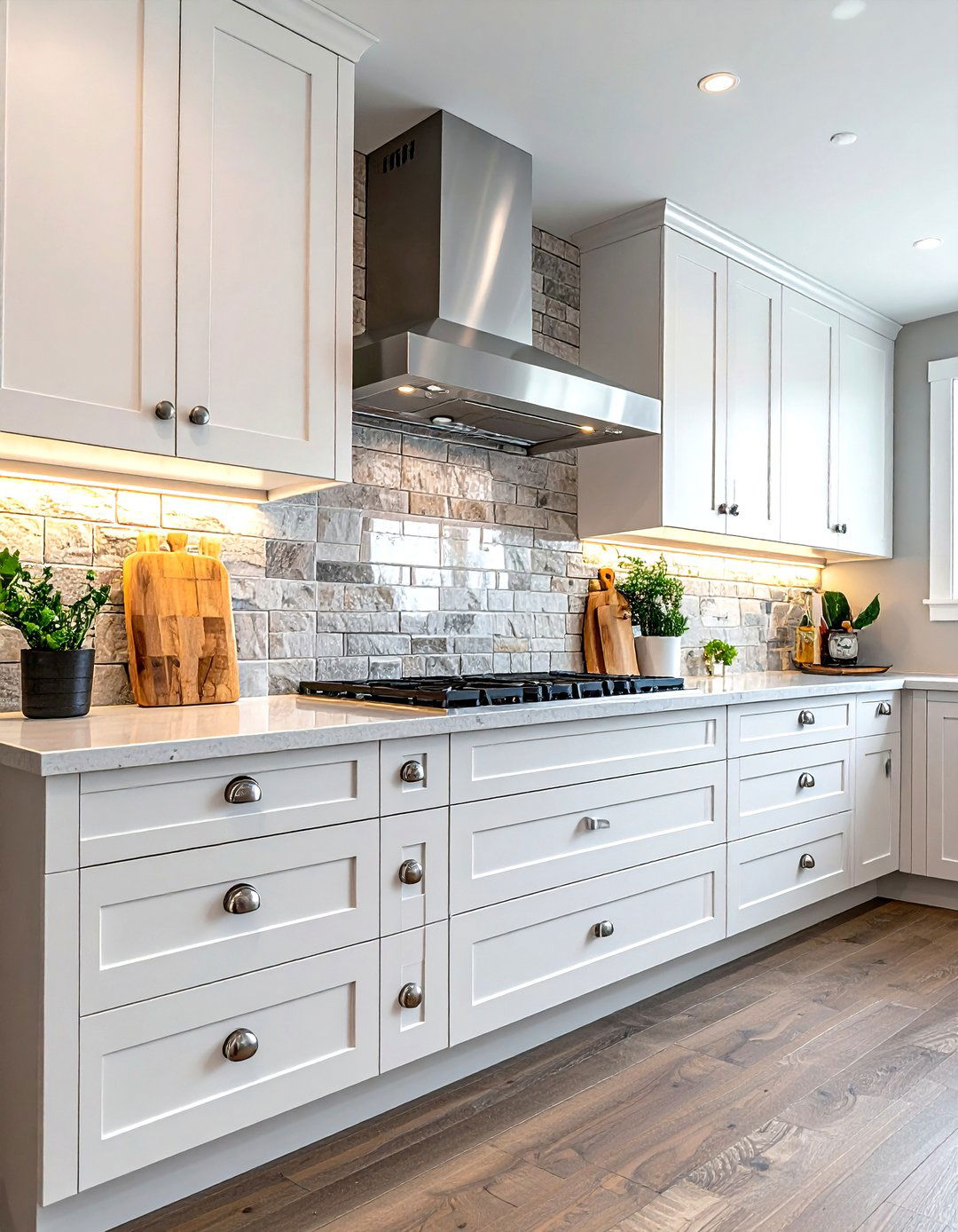 Chrome Cabinet Knob - 30 chrome decor ideas