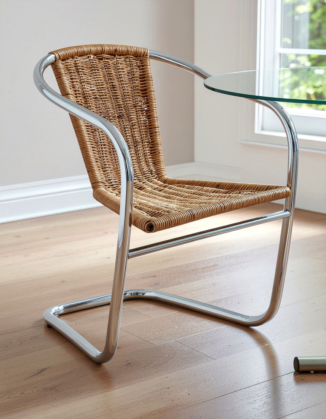 Chrome Cantilever Dining Chair - 30 chrome accent dining room ideas