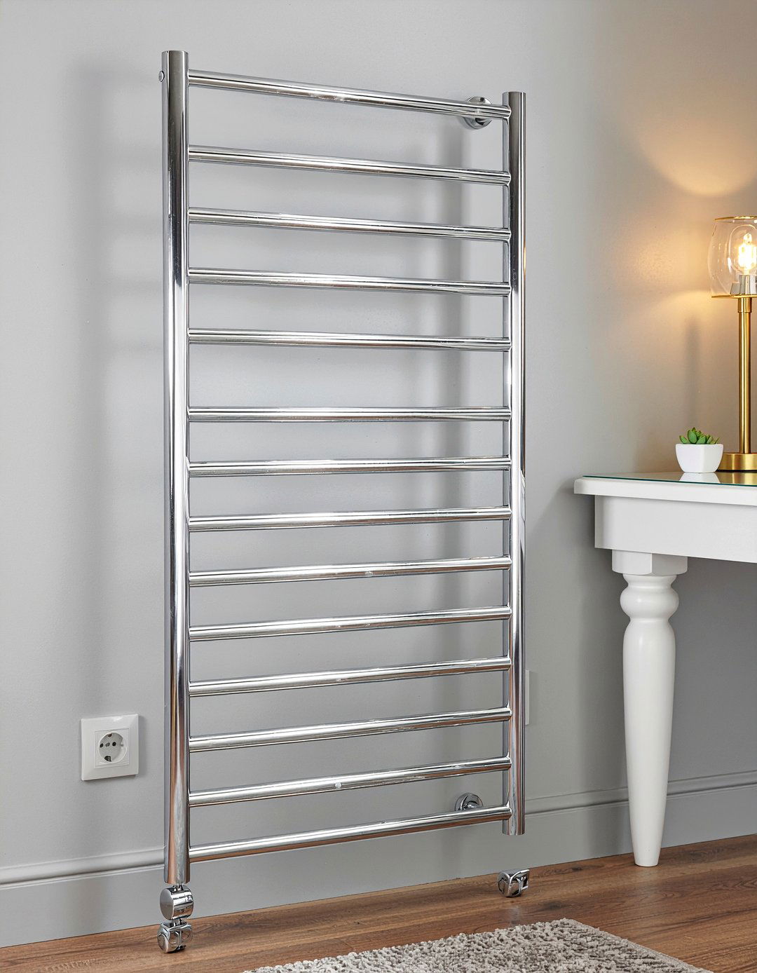 Chrome Ladder Radiator - 30 bedroom radiators