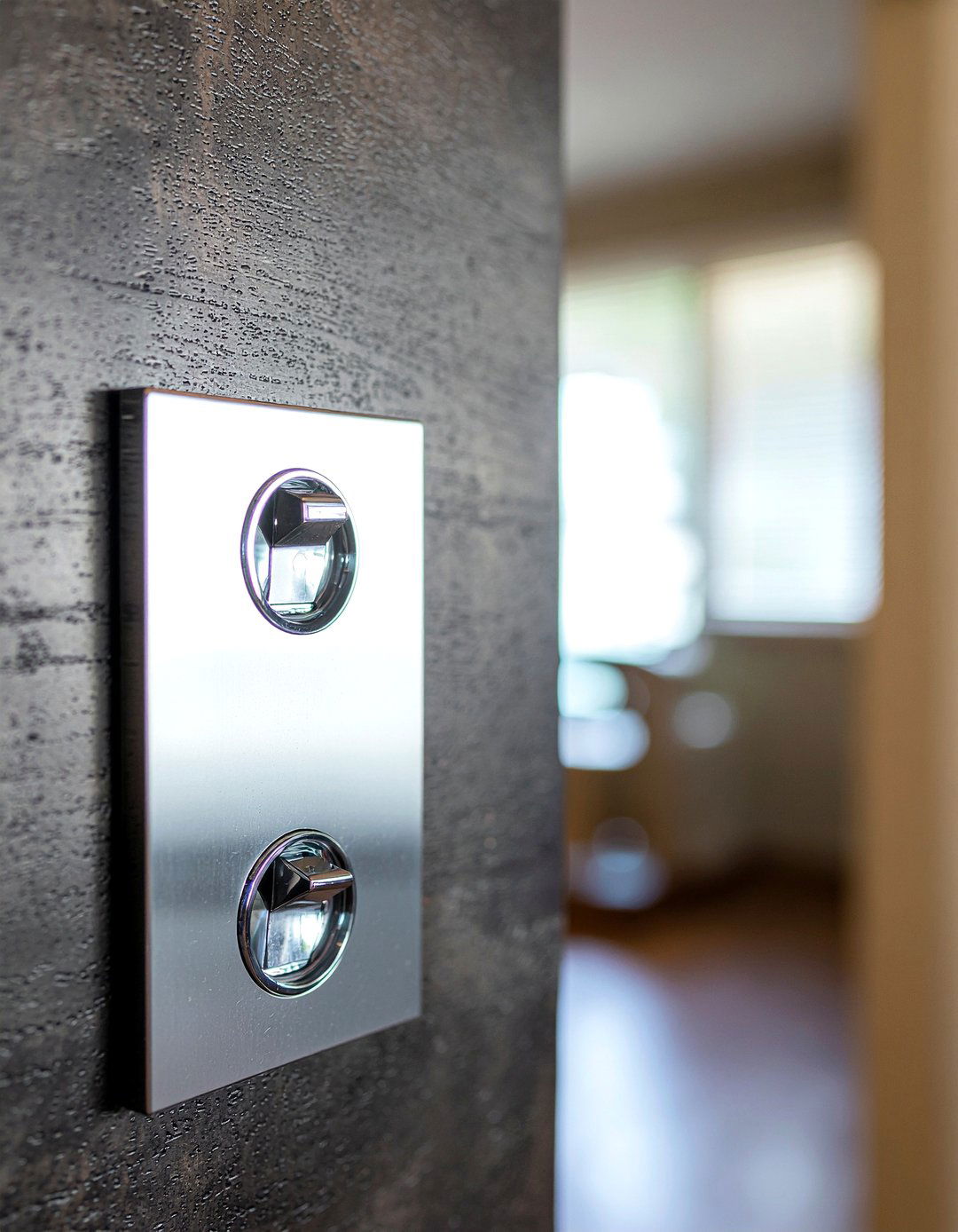 Chrome light switches - 30 chrome accent kitchen ideas