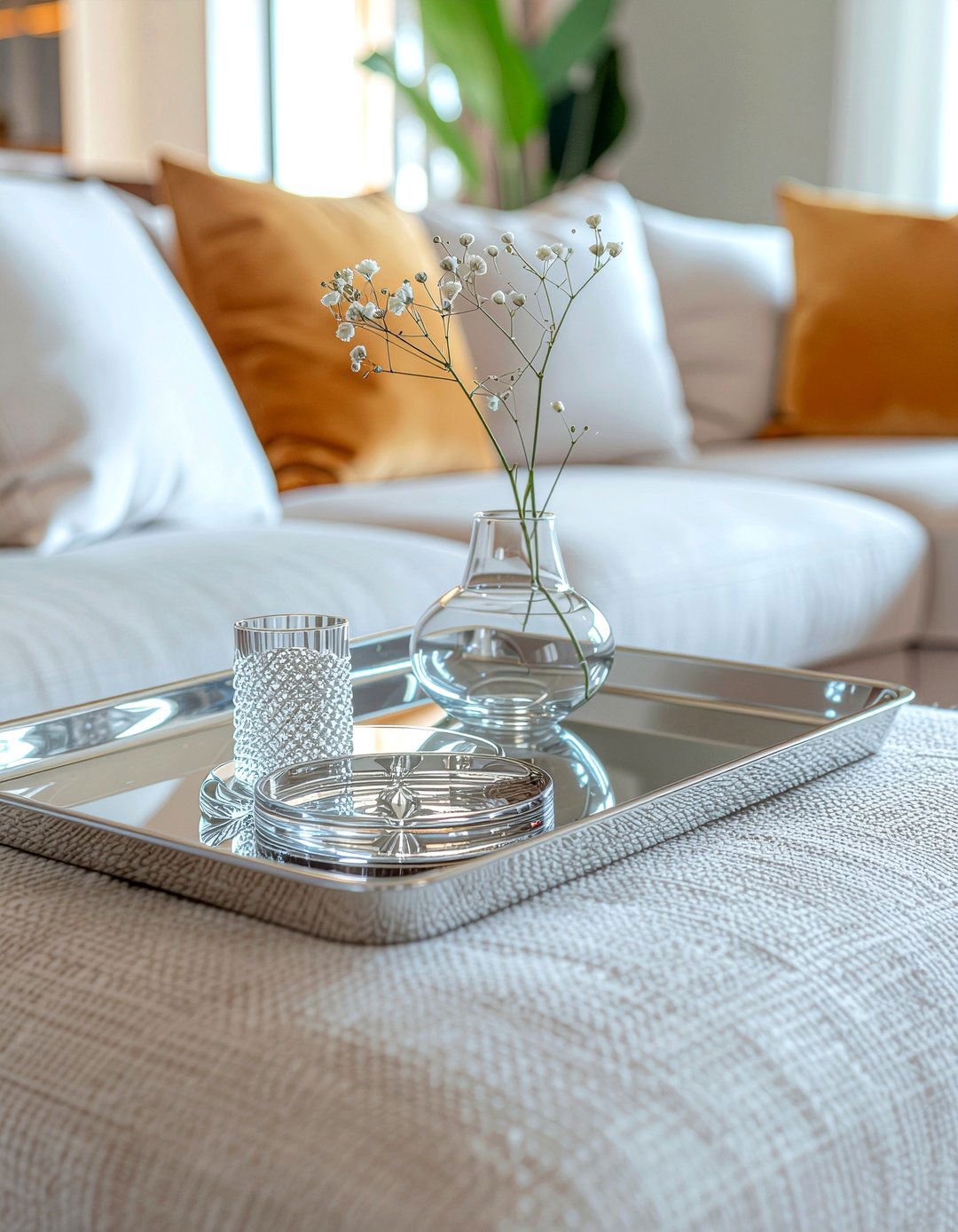 30 Modern Living Room Chrome Furniture Ideas for a Sleek Look