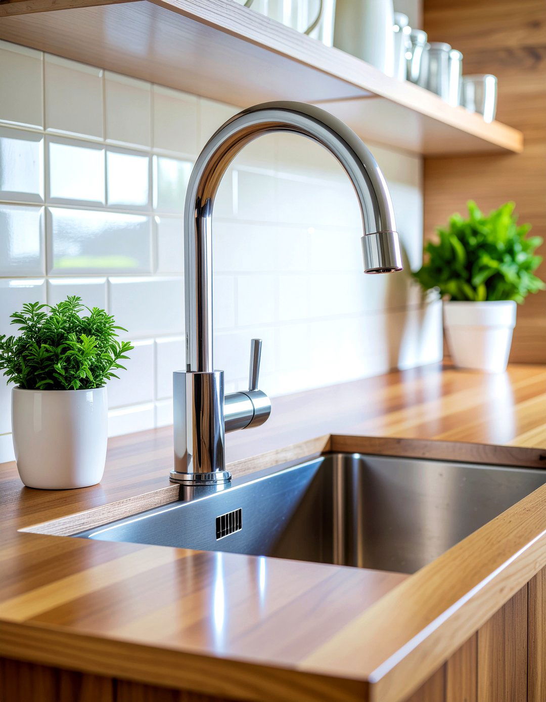 Chrome water filtration faucet - 30 chrome kitchen faucet ideas